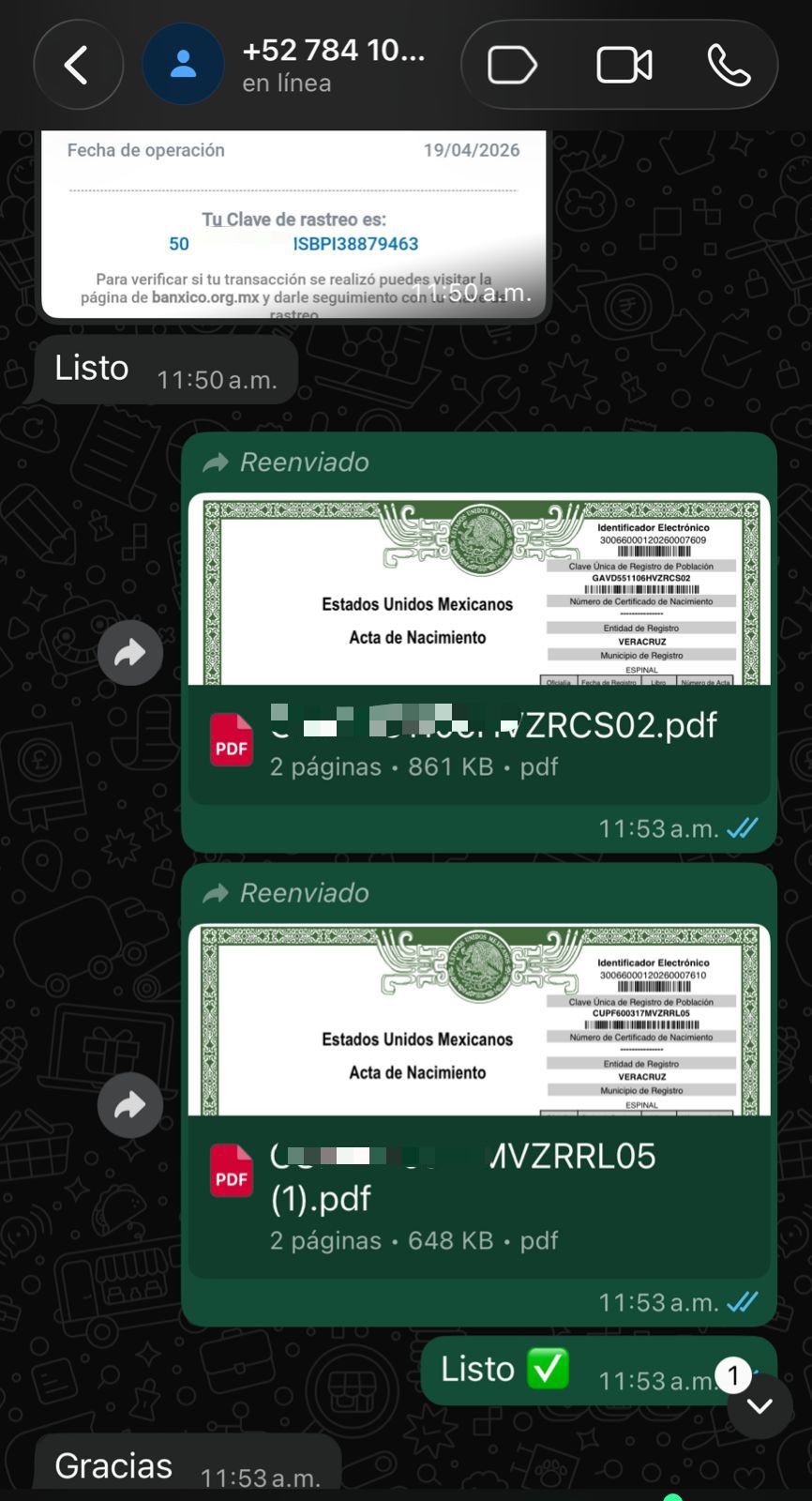 Opinión de cliente sobre trámites en línea en México